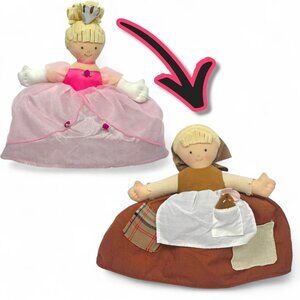 Rare North American Bear Topsy Turvy Cinderella Reversible Doll